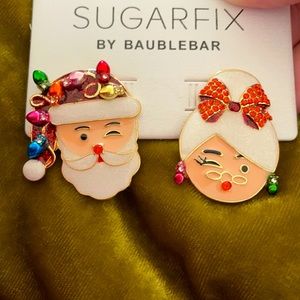 🎅♥️🎅Baublebar Mr and Mrs Claus Just Because Earrings 🎅Bundle Will Discount 💰